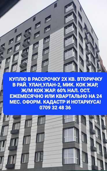 готовые квартиры с ремонтом: 2 бөлмө, 60 кв. м