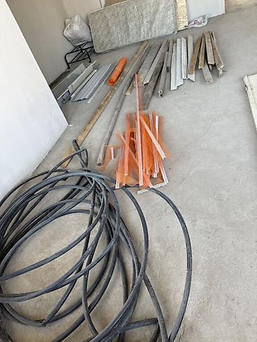 Другие строительные материалы: Продается остатки строй материалы рейки,шланги,рабица 15м,сеткадверь — 23