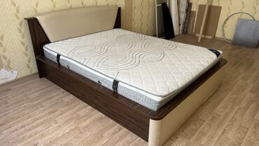 çarpayl: Двуспальная кровать, Без подьемного механизма, С матрасом