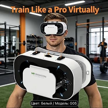 вр очки htc vive: VR-очки для смартфона VR BOX5 — модель G05, цвет белый. Очки Виар — 7