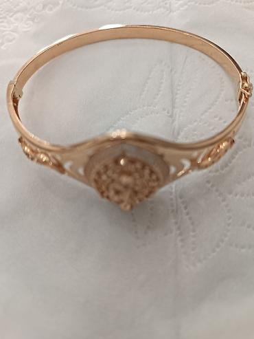 Женский браслет-кафф из золота пробы 585 - Тип: жесткий браслет на