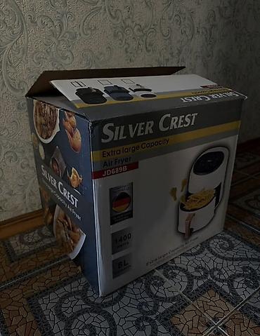 air fryer silver: Satilir tecili SilverCrest hava fritözü (air fryer) - Rəng: qara — 6