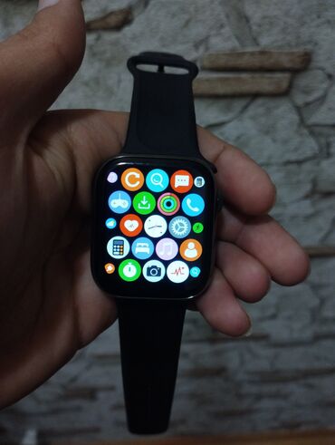 smar saat: Yeni, Smart saat, Smart, Sensor ekran, rəng - Qara