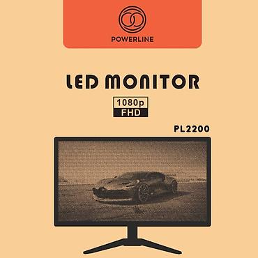 komputer ekran şəkilləri yüklə: POWERLINE PL2200 75HZ 21.5 Giriş portları--HDMI: VGA Ekran — 1