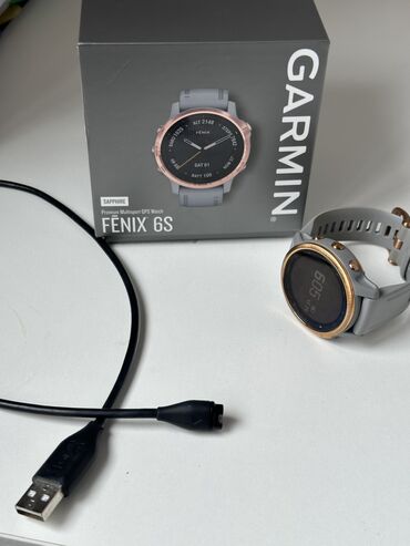 цифровые часы наручные: Спорттук сааттар саат, Garmin, GPS, Альтиметр, Барометр, Суу өткөрбөөчү, Асыл нуска, Башка түзүлүштөр менен сихрондоштуруу, Унисекс, Колдонулган