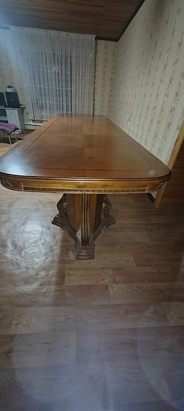 Столы и стулья для зала: Стол и стул для зала, Б/у, цвет - Коричневый — 7