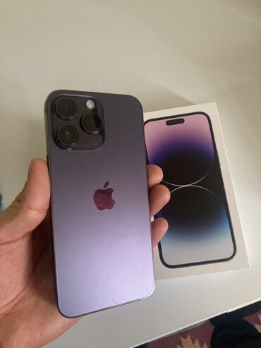 айфон про мах 14: IPhone 14 Pro Max, Б/у, 256 ГБ, Deep Purple, Коробка, 86 %