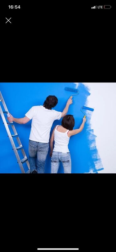 краска для стена: | Водоэмульсионная краска, Эмаль, цвет - Бежевый, Гарантия, Бесплатный выезд