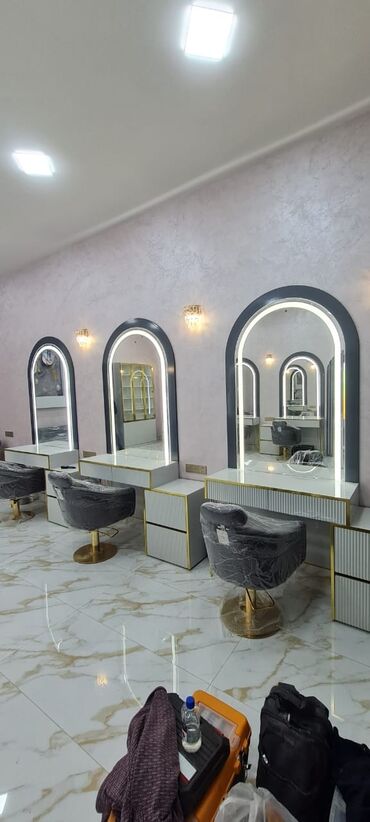 Salon masaları: Yeni, Makiyaj üçün masa, Güzgülü — 15