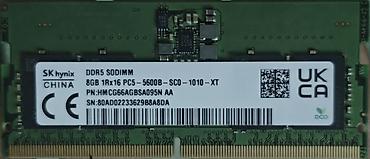 intel arc: DDR5 для ноута 8GB 5600MHz, SK hynix, состояние нового, снят по — 2
