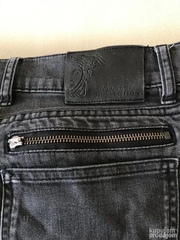 Farmerke: Original VERSACE farmerice 36 NOVE 100% cotton Polustruk 48cm — 13