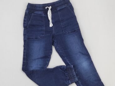 jeansy mom fit z dziurami i wysokim stanem: Jeans, Inextenso, 8 years, 122/128, condition - Good