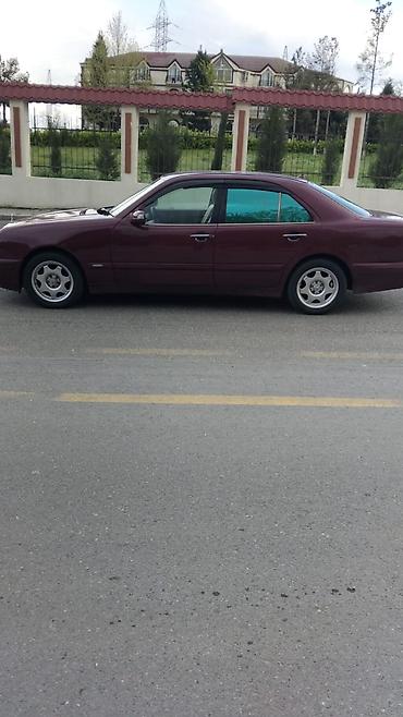 фольксваген поло л с: Mercedes-Benz E-Class sedan (W210), tünd bordo rəng. - Kuzov: 4 qapılı — 3