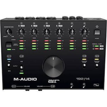 ses aparatura: M-audio Air192x14 ( Səs kartı, Səs kartı dəsti M-Audio səs kartı
