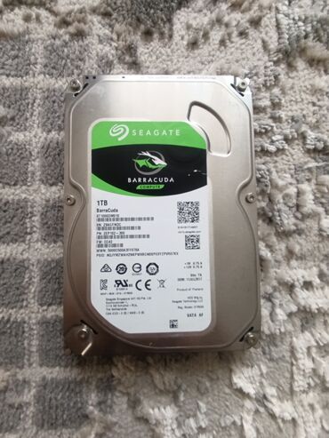 Жесткие диски, переносные винчестеры: Накопитель, Б/у, Seagate, HDD, 1 ТБ, 3.5", Для ПК