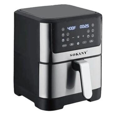 хваталки для кухни: Аэрогриль для дома 8 литров SOKANY «Healthy Air. Fryer» SK-ZG-8042