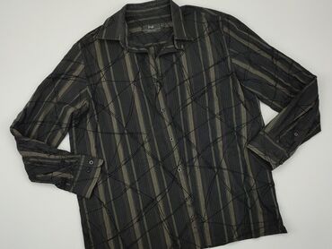 czarne bluzki koronkowe ze stójką: Сорочка жіноча, F&F, L, стан - Хороший