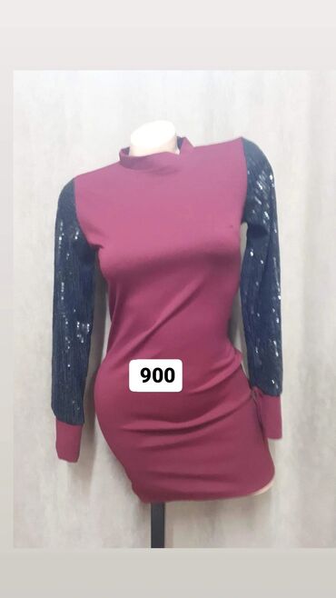 zenska obuca novi pazar: One size, color - Burgundy, Cocktail, Long sleeves