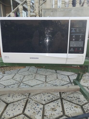 Mikrodalğalı soba Samsung, Mikrodalğalar ilə, rəng - Ağ, İşlənmiş