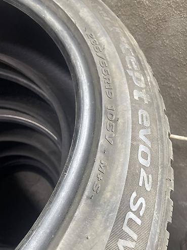 355 50 22 5: Шины 235 / 55 / R 19, Зима, Б/у, Пара, Легковые, Корея, Hankook — 3
