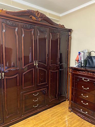 Спальные гарнитуры: Спальный гарнитур, Б/у, Двуспальная кровать, Шкаф, Комод, Другая страна производитель, Самовывоз — 4