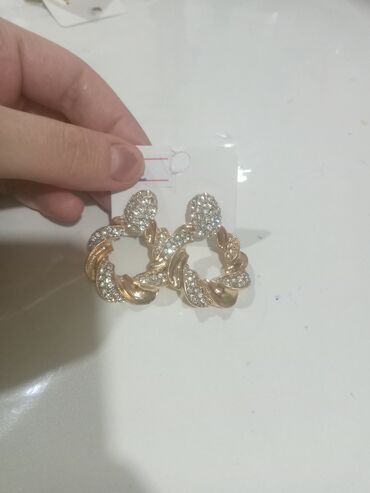 Bijuteriya dəstləri: Zərgərlik dəsti – müxtəlif modellərdə sırğalar - Ay və ulduz motivli — 21