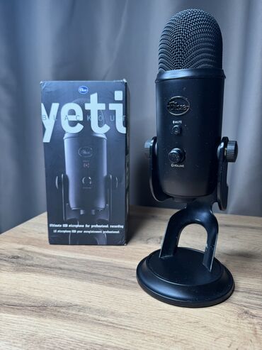 Студийные микрофоны: Микрофон Blue Yeti В идеальном техническом состоянии Пользовались