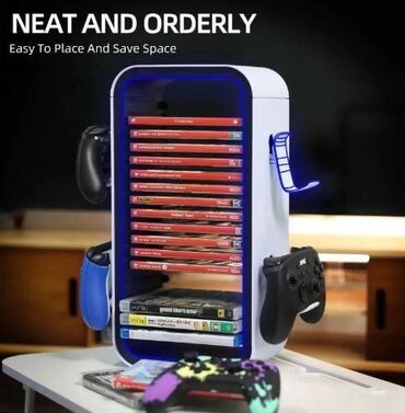 Геймпады (Джойстики): Подставка для дисков от : PS4 PS5 XBOX Nintendo подставка для — 7