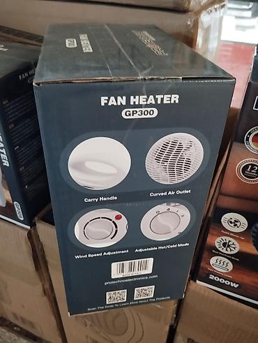 tank pro: PROTECHNO GP300 Fan Heater – 2000W Xüsusiyyətlər: - 2000W güc — 2