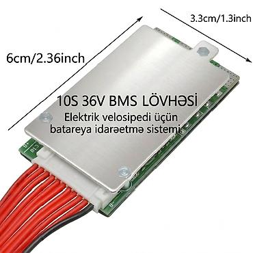 10s: 36V 10S BMS lövhəsi – elektrik velosipedi üçün batareya idarəetmə — 1