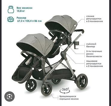 коляска для двоих детей: Evenflo Pivot Xpand — коляска для двойни и погодок Основные — 2