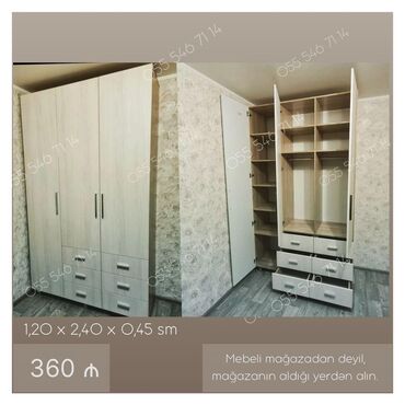 Pufiklər: Yeni, 4 qapılı Düz dolab, Qarderob, paltar dolabı lalafo.az -da Pufiklər: Yeni, 4 qapılı Düz dolab, Qarderob, paltar dolabı