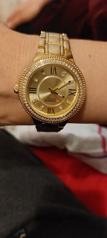 Qol saatları: Qol saatı, Curren, rəng - Qızılı — 8