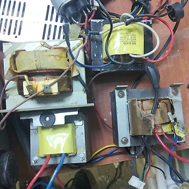 Məişət və sənaye qurğularından çıxarılmış müxtəlif gücdə elektrik