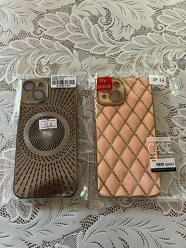 ıphone 16 plus: IPhone 14 üçün dekorativ telefon örtükləri — 2 model - Model 1 — 1