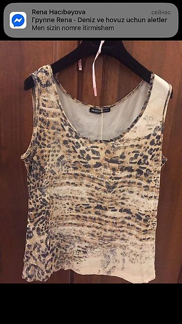 capa: Qadın köynəyi/top – leopard naxışlı İtalyan Brend - Model: qolsuz — 1