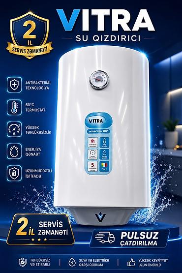 Ariston 80 l, Yeni, Kredit yoxdur, Pulsuz çatdırılma, Rayonlara çatdırılma