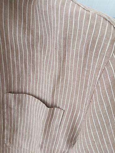 Рубашки: Мужская рубашка, XL, Uniqlo, Новый, цвет - Коричневый, Платная доставка — 10