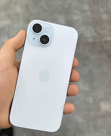 iphone 13 pro islenmis: IPhone 15, 128 GB, Blue Titanium, Barmaq izi, Face ID, Kredit — 1