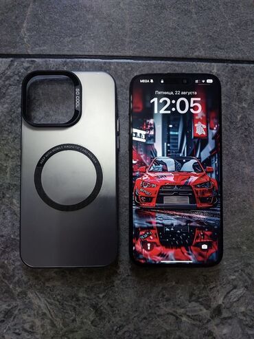 мониторы aoc бишкек: IPhone 15 Pro Max, 256 ГБ, Black Titanium, Коргоочу айнек, Каптама, 100 %