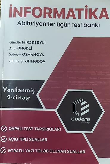 array informatika test toplusu pdf: Məhsul: “İnformatika – Abituriyentlər üçün test bankı” (Yenilənmiş — 1