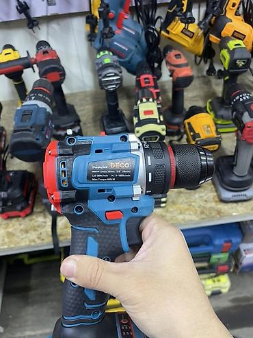 шуруповерт dewalt 48v цена: Аккумуляторная дрель‑шуруповерт DECO 48V - Питание: литий‑ионный — 3