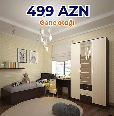 pozanli qelem: Gənc otağı mebel dəsti – 499 AZN Dəst tərkibi: - Tək nəfərlik çarpayı — 1