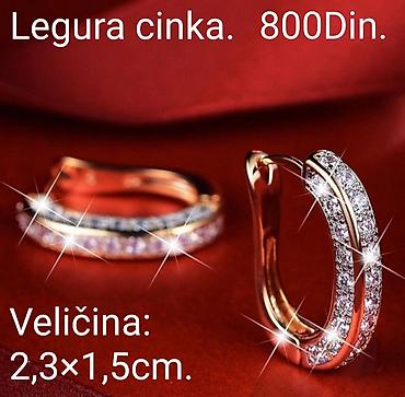 necklace: PRELEPE ALKE OD LEGURE CINKA SA CIRKONIMA — 1