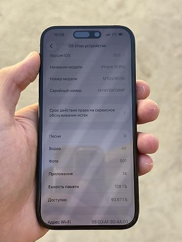 Apple iPhone: IPhone 15 Pro, 128 ГБ, цвет черный (титан) коробка тоже есть — 4