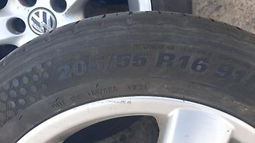 сиденья volkswagen: Комплект из 4 легкосплавных дисков Volkswagen с шинами Kumho Ecowing — 3