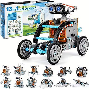 oyuncaq robot: 13-in-1 Günəş Enerjili Tədris Robot Dəsti - 13 müxtəlif model — 2