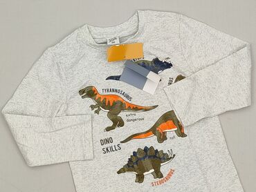 czerwona sukienka z czarnymi rajstopami: Sweatshirt, Kiki & Koko, 3-4 years, 98-104 cm, condition - Perfect