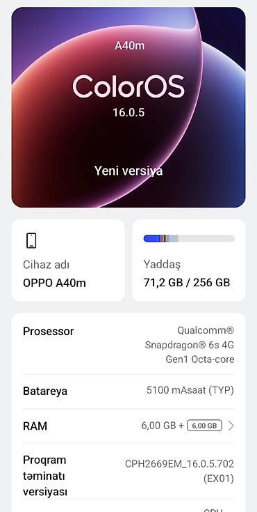 oppo a40m: Oppo 7 Pro, 256 GB, rəng - Ağ, Face ID — 3