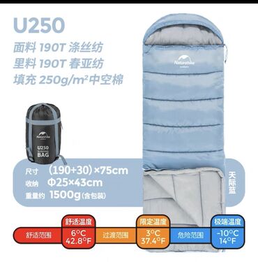 спальный мешок детский: Naturehike U250 Спальный мешок в новом цвете Совершенно новый Вес